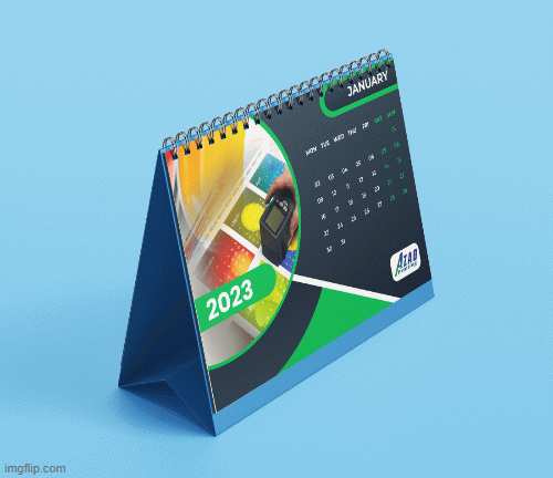Desk calendar 2033