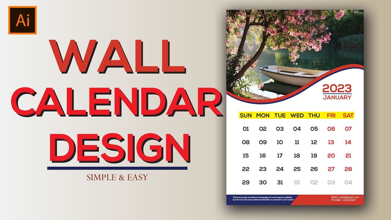 Standard Wall calendar