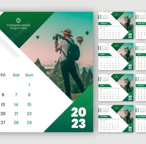 Standard Desk calendar