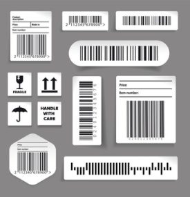 Standard Barcode sticker