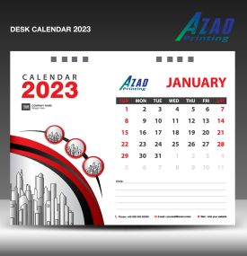 Desk calendar 2033